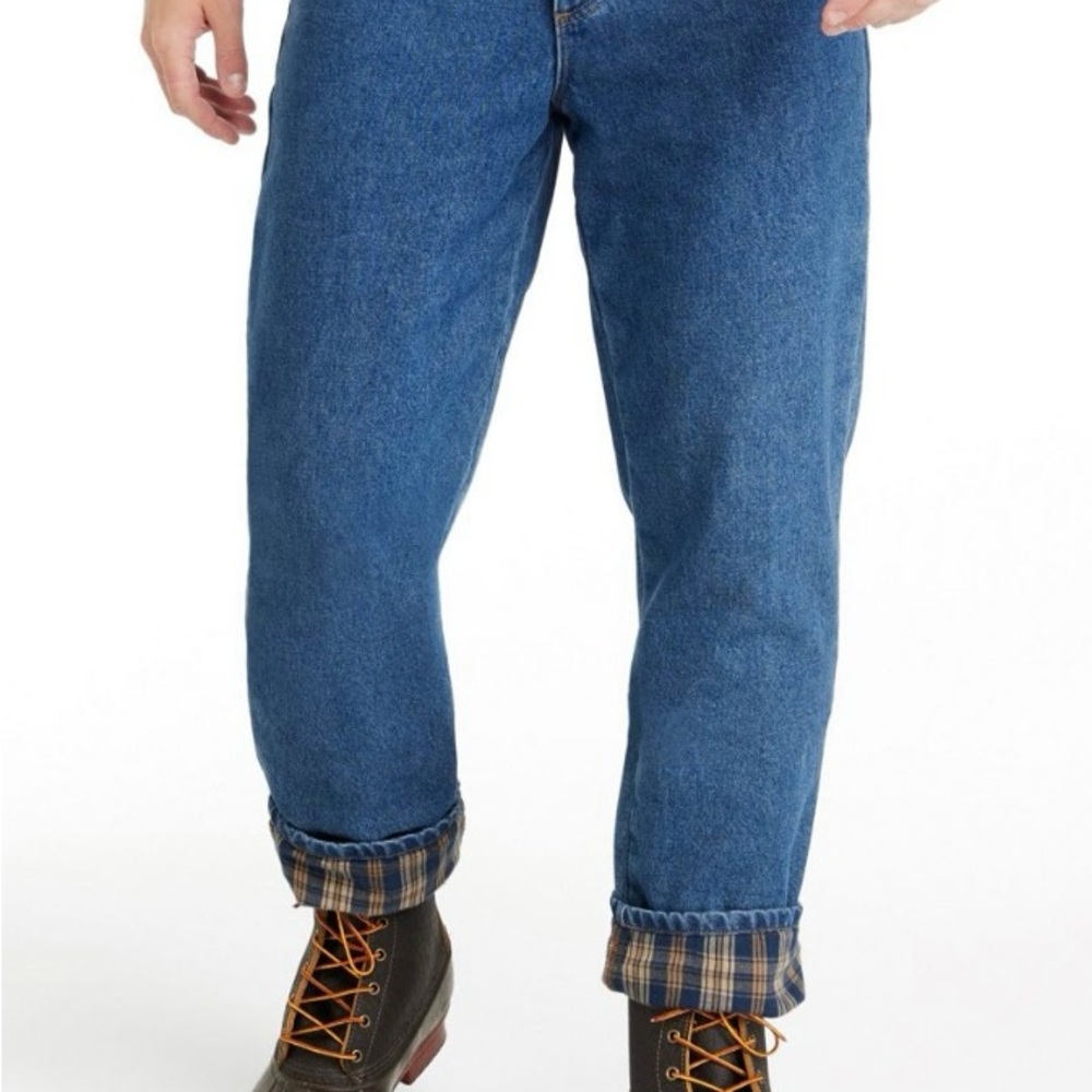 Men’s double L Jean classic fit flannel-lined